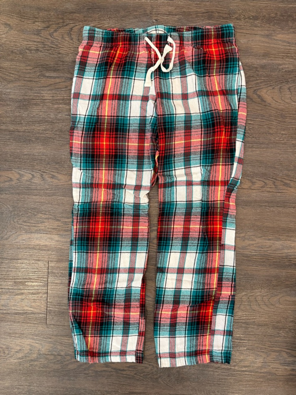 Women’s Old Navy Red & Green Plaid Pajama Pants Size Medium
